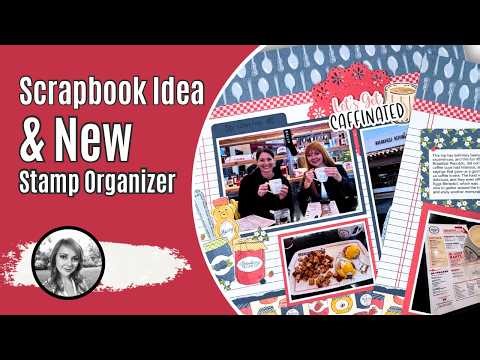 Layout Idea & Craft Caddy Solution - Homemade Sweetness Stampin' Up! Scrapbook Layout