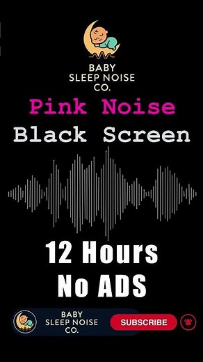 Pink Noise Black Screen - 12 Hours of Deep Sleep & Relaxation