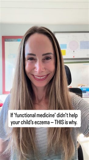 Most people think “functional medicine” means the practitioner is automatically qualified to treat eczema, hives, psoriasis, gut issues, or chronic rashes in kids… But here’s the truth most parents never hear: Functional medicine is not… ❌ A conventional MD who took a weekend FM course ❌ A naturopath using general gut protocols for every child ❌ A health coach who completed a short nutrition certification ❌ Someone relying on food sensitivity tests elimination diets random supplements ❌ A practi