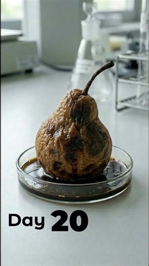 Pear Decomposition Timelapse From Freshness to Mold