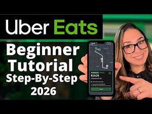 Uber Eats Driver Tutorial 2026 | Beginner Step-By-Step Guide