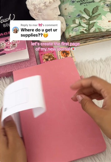 Creating My New Journal Page with Stickers