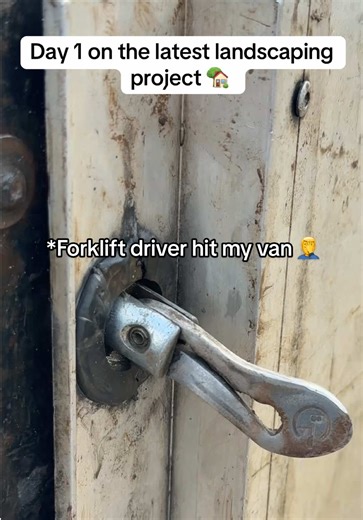 Day 1 of the Landscaping Project: Van Incident