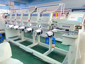 [Hot Item] 6 Head Computerized Embroidery Machine with Design Software Mixed Embroidery