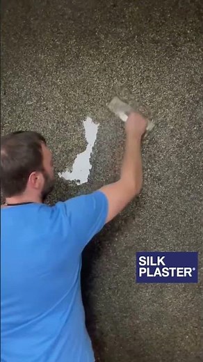 Silk Plaster - seamless wall covering without sticks or stitches.