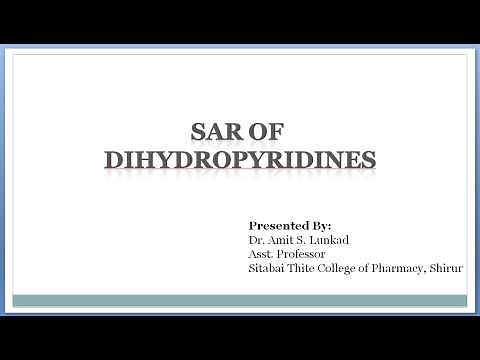 SAR of Dihydropyridines / SAR of Nifedipine