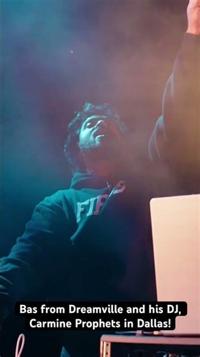 Bas gives a shout out to his DJ, Carmine Prophets in his city! #dreamville #bas #jungle #dallas