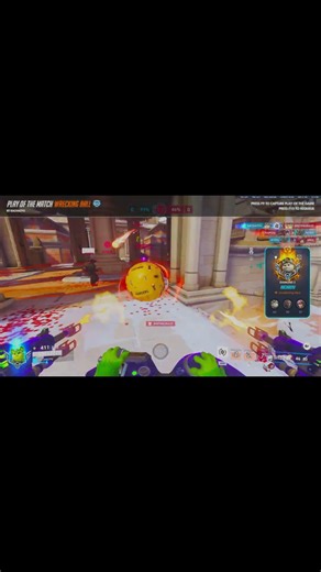 (4K 120FPS) Overwatch Play of The Game #3225 – Wrecking Ball 4K