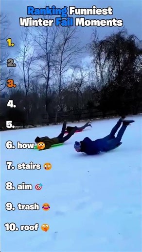 Ranking Funniest Snow Fail Moments