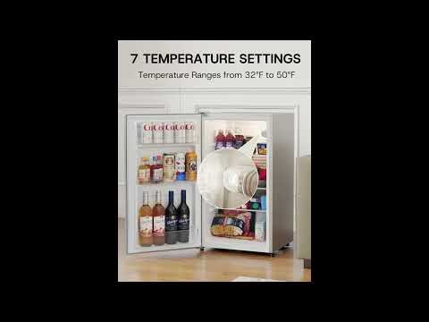 Review:Upstreman 3.2 Cu.Ft Mini Fridge (CR32) – Compact, Quiet & Stylish Refrigerator for Dorms