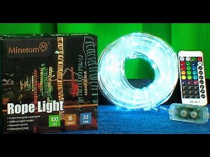 16 Color changing outdoor LED rope lights #ledlights #ledlighting #ropelight