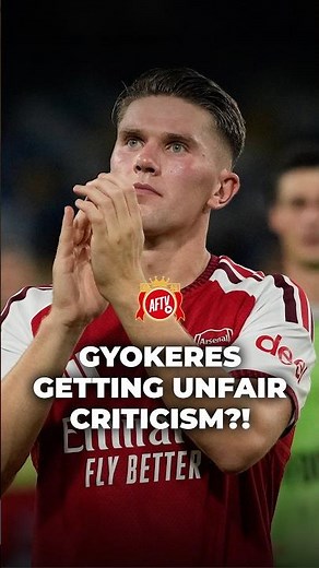 Gyokeres is getting FAR too much unfair criticism already! 😳