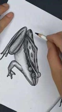 Easy Secret to Drawing Realistic Frog #drawing #beginnerarttips #art #sketch #frog