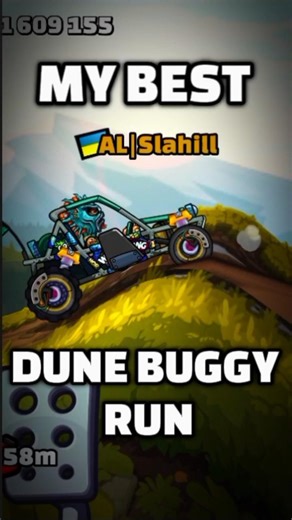Insane lucky with Dune buggy🔥-Hill climb racing 2 #hillclimbracing #hillclimbracing2#shorts
