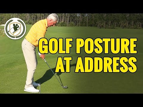 GOLF POSTURE AT ADDRESS DRILLS