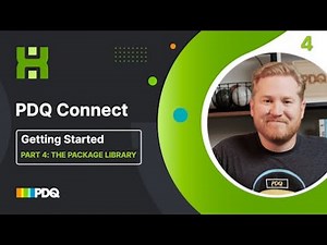 PDQ Connect - Getting Started - Part 4: Package Library