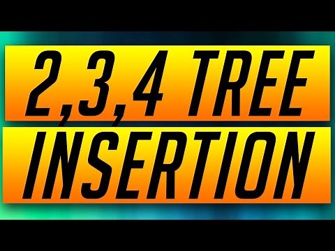 2,3,4 Trees- Inserting