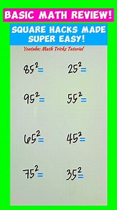 Basic Math Review: 20-Minutes Mind-Blowing Math Hacks/Tricks - Fast and Easy! Compilation Part 11 #MathTricksTutorial #mathematics #maths #tutorial | Math Tricks Tutorial