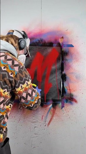 How to spray paint graffiti letter 'M'