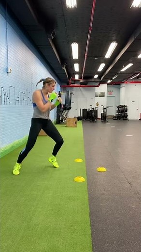 Boxing Cone Footwork Drill