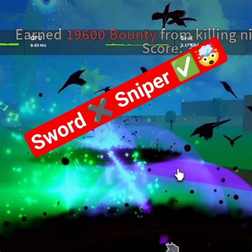 Sword ❌ Sniper ✅ Crazy shot (blox fruit) #roblox #bloxfruits #shorts