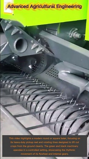 Advanced Agricultural Engineering: Inside the Modern Round Baler #AgTech #FarmingMachinery