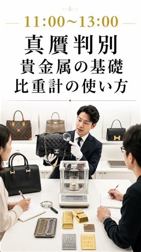 無料でブランド買取の鑑定が学べる！ #ルイヴィトン #ロレックス #シャネル #エルメス #真贋鑑定 #セミナー