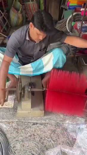 the process of making a duster using simple tools #construction #popular #viralshorts