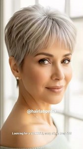 Why the Ultra Rounded Pixie Is Perfect for Women Over 50! #hairstyle #hairtransformation