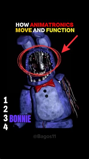 😳 HOW ANIMATRONICS MOVE AND FUNCTION… #fnaf #animatronics #fivenightsatfreddys