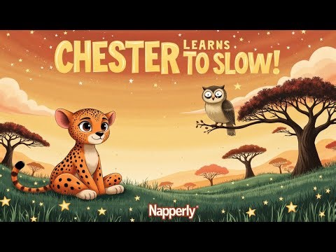 Cheetah Learns to Slow Down! Bedtime Story for Kids