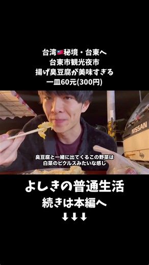 台湾と言えば夜市！#台湾 #台湾旅行 #台湾vlog #台東 #台東旅行 #夜市
