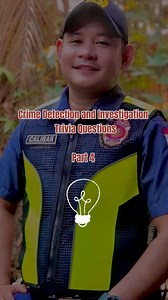 10K views · 670 reactions | Crime Detection and Investigation ✅Trivia Questions Part 4 | Sir Panoy Officíal | Facebook