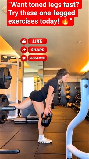 One-Legged Exercises 🔥 Tone Legs Fast #Shorts