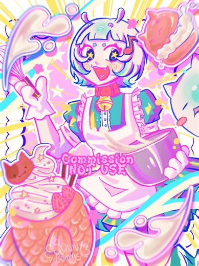 Adorable OC Design by Digital Artist