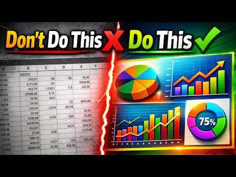 25+ Excel Charts in ONE File 😱 | Complete Tutorial + Free Download