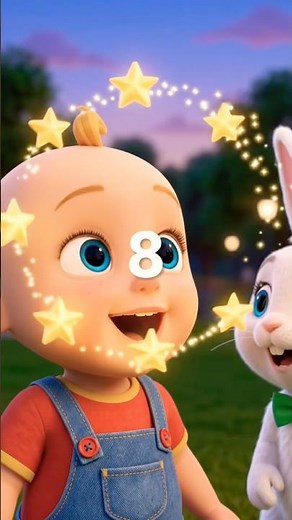 ✨ Number 8! 8 Magic Stars 🌟 | Counting Song for Kids #educationalsongs