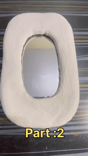 Part:1 Diy your old mirror to asthetic mirror / mirror makeover/ #diy #art #roommakeover #mirrordiy