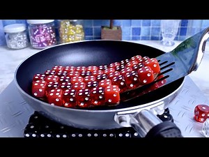Steak Dinner - Dice In Real Life 2 / Stop Motion Cooking & ASMR