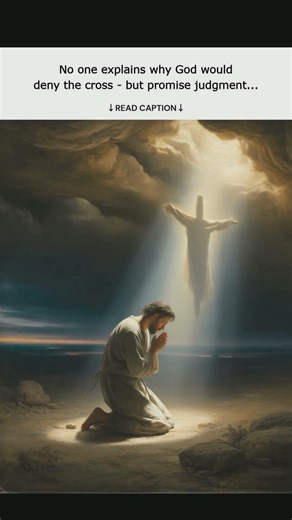 No one explains why God would deny the cross - but promise judgment