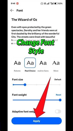 How to change Font Style in any Realme devices | Change font in Realme #shorts #android #viral