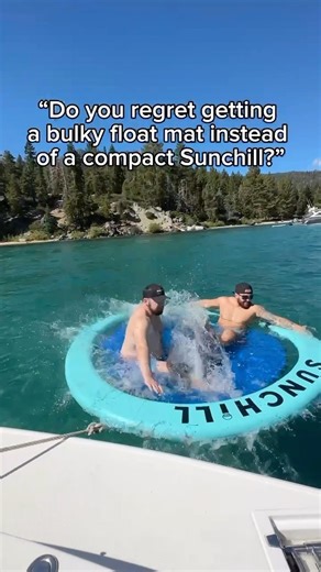 14K views · 3 comments | With Sunchill, there’s no more strapping your bulky float mat to the back of your boat praying it won’t get windy on the freeway Simply store our compact floaty in a compartment or next to you as another passenger - yes, Sunchill folds down THAT small while also having an infinite weight limit to hold you and as many of your friends as you please  拾 | Sunchill | Facebook