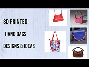 Latest & Popular 3D Printed Hand Bags Designs | 3D Printed Bags For Women's | Hand Bags Ideas