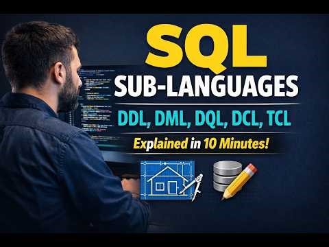 SQL Sublanguages Explained: DDL, DML, DQL, DCL, & TCL (Full Guide)