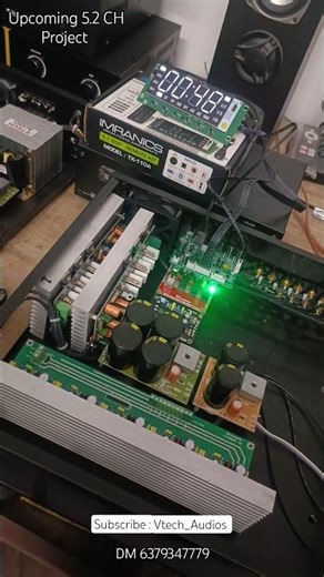 Upcoming 5.2 CH Amplifier Project / LM3886 5CH + Maharaja Audio Boards #hometheater #amplifiers