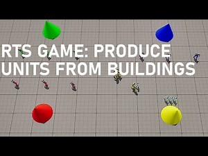RTS Game - Produce Units From Buildings