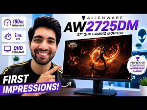 Alienware Monitor AW2725DM Unboxing And First Impressions