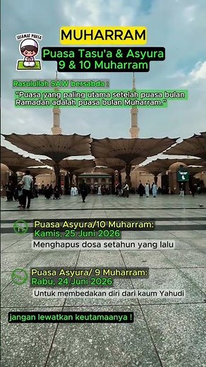 Fasting on the 9th and 10th of Muharram: A Highly Recommended Sunnah of the Prophet ﷺ #hajj #umra...