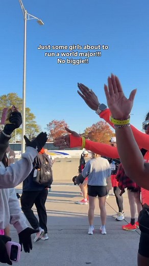 So happy to get to do the Priceless Start with these cuties!! @nicosheri @lizzie.ramey @chief_preeth 💕 #running #marathontraining #nycm #myracemypace | Tatiana Forbes