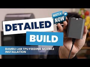 TPU Feeding Module Installation (Step-by-Step) | Detailed Assembly Guide for Bambu Lab